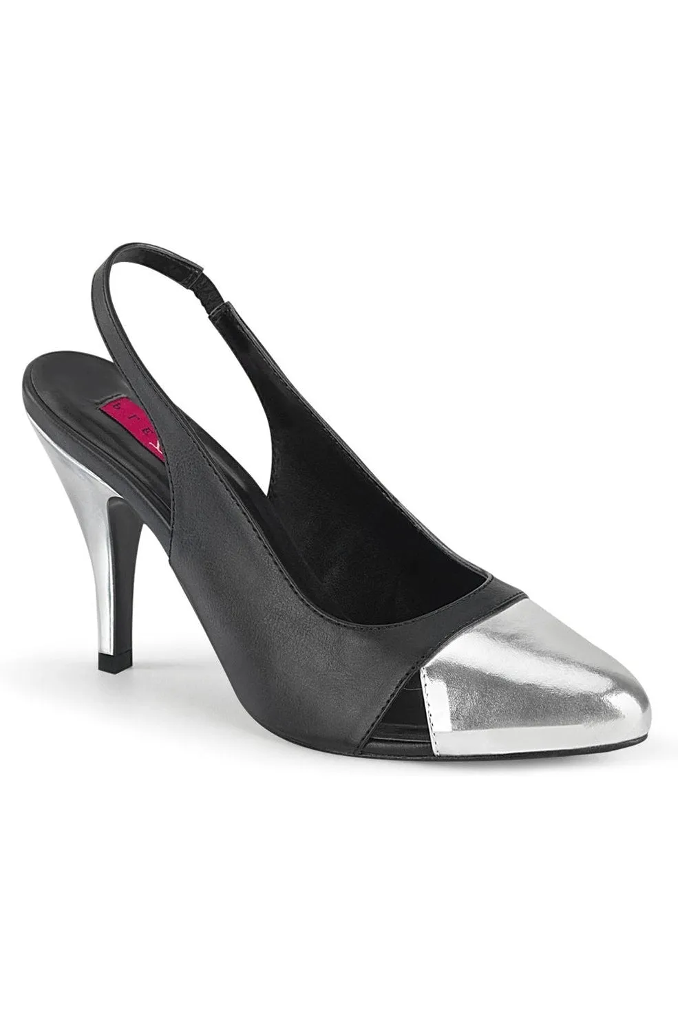 DREAM-405 Pump | Black Faux Leather