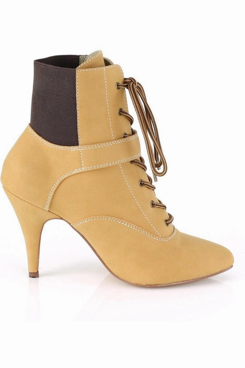 DREAM-1022 Ankle Boot | Black Faux Leather