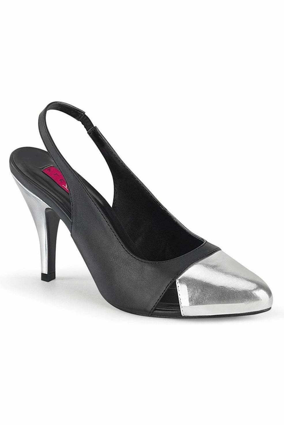 DREAM-405 Pump | Black Faux Leather