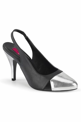 DREAM-405 Pump | Black Faux Leather