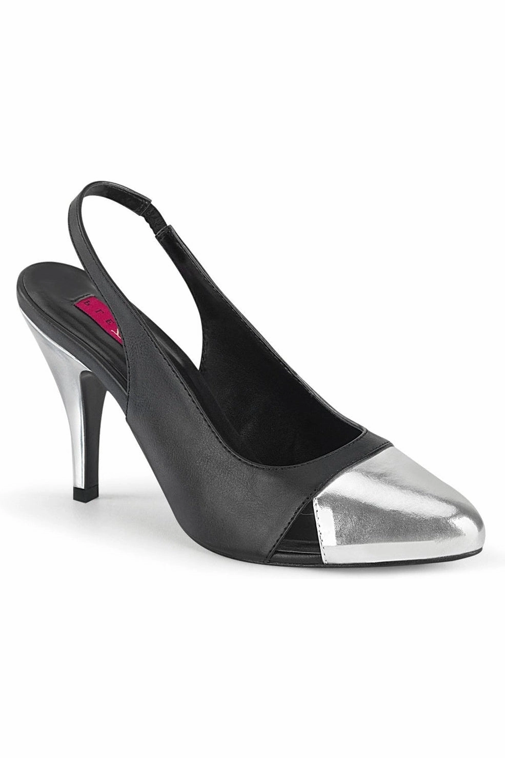 DREAM-405 Pump | Black Faux Leather