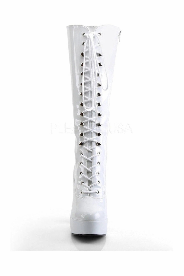 ELECTRA-2020 Platform Boot  | White Patent