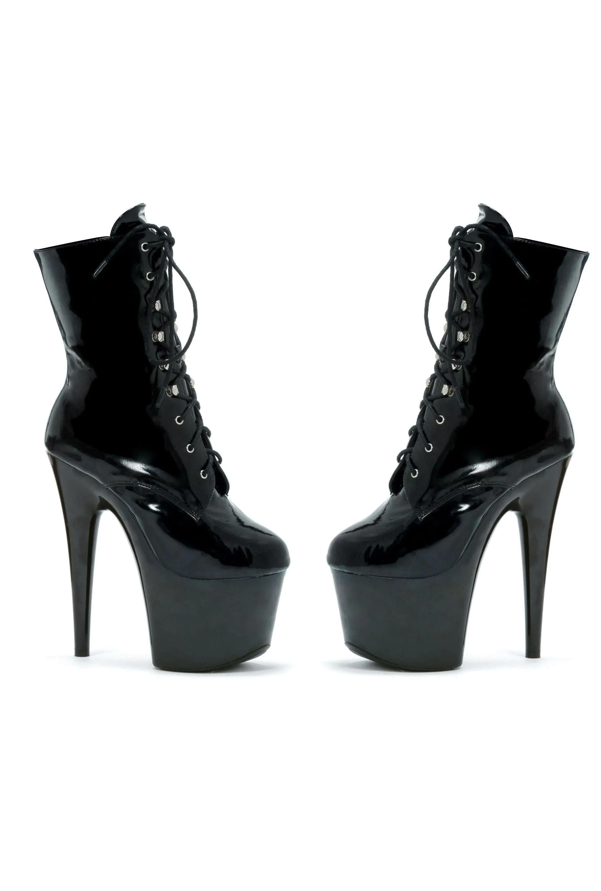 Ellie 709-ANGELA 7" Heel Ankle Boots W/Inner Zipper