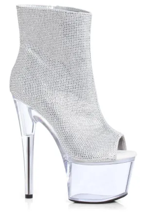 Ellie 709-LAVISH 7" Platform Shimmering Ankle Boot