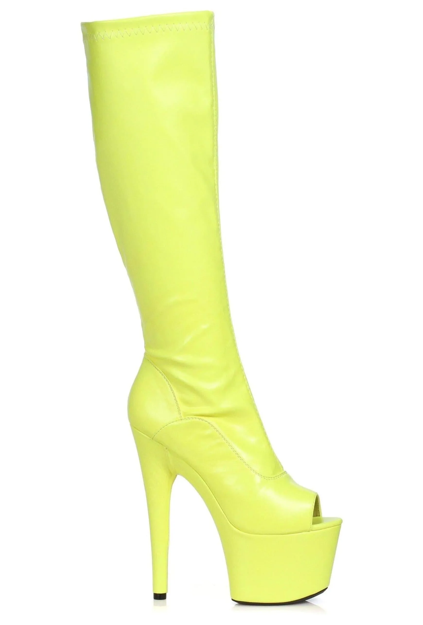 Ellie 709-VIVID 7" Neon Knee Boot