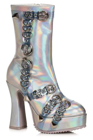 Ellie Shoes 557-MANDY Womens Ankle Boot with Metal Decor