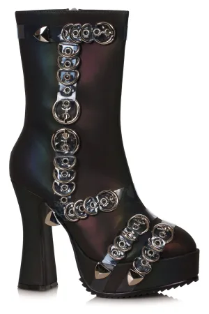 Ellie Shoes 557-MANDY Womens Ankle Boot with Metal Decor