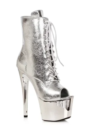 Ellie Shoes 709-ANA Stiletto Peep Toe Ankle Boots