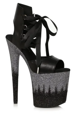 Ellie Shoes 850-BRAXTON Stiletto with Ombre Glitter Platform