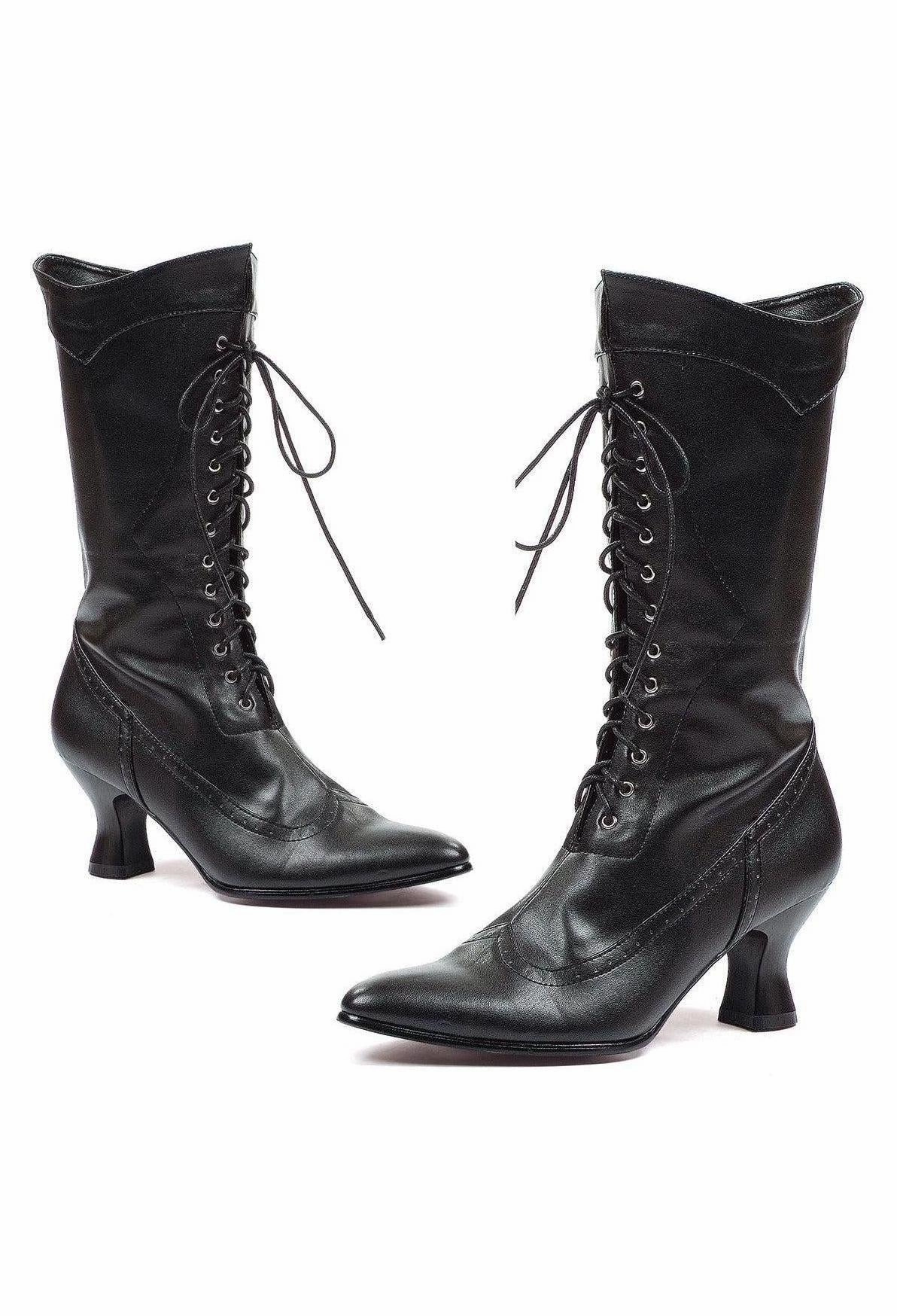 Ellie 253-AMELIA 2.5" Zippered Ankle Boot