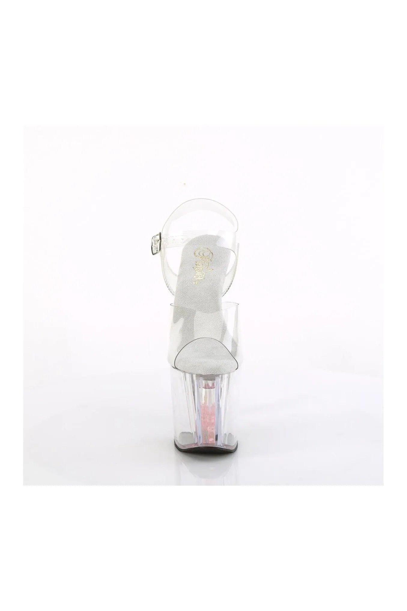 ENCHANT-708AQUA-01 Clear Vinyl Sandal