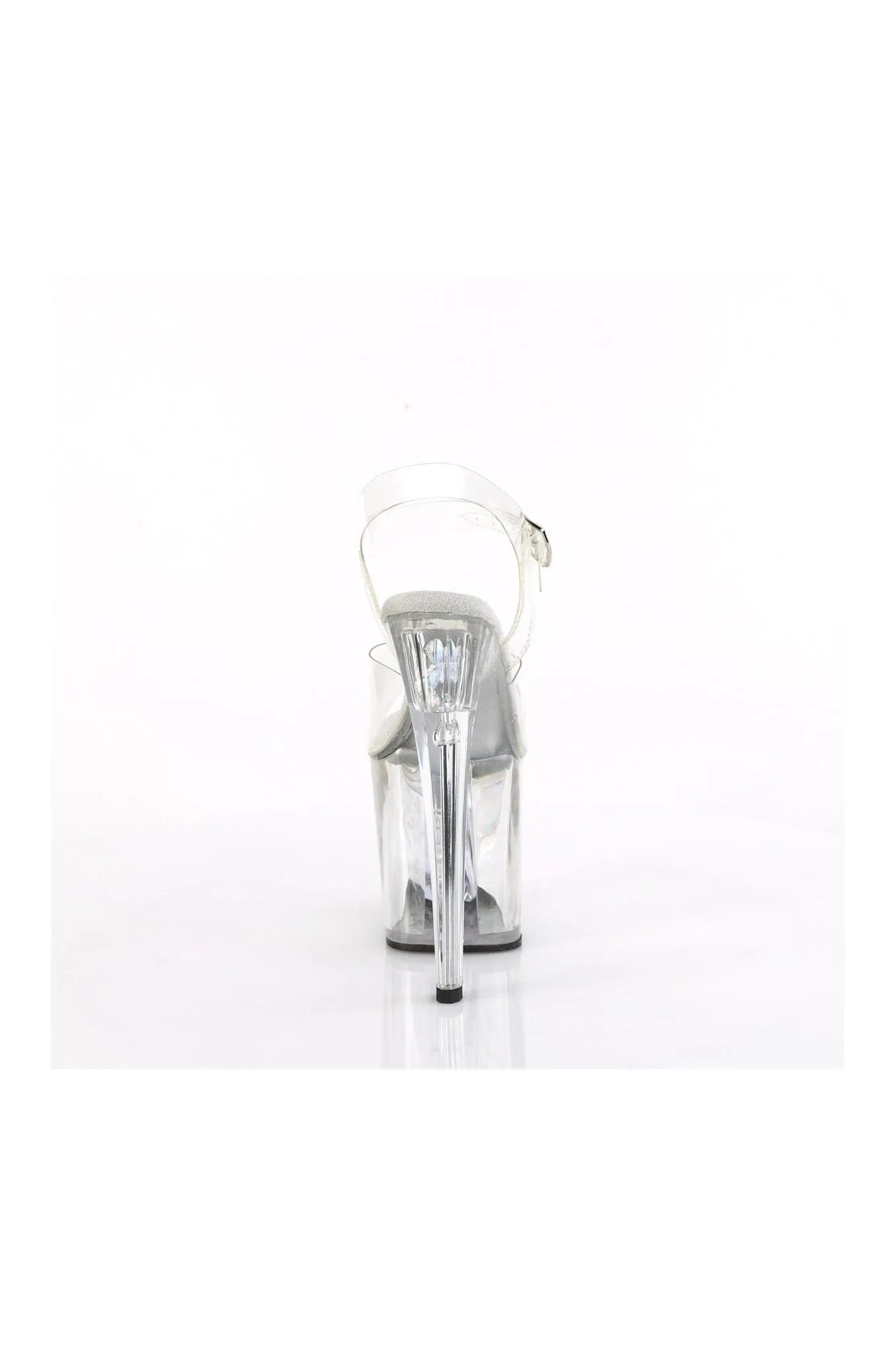 ENCHANT-708AQUA-02 Clear Vinyl Sandal