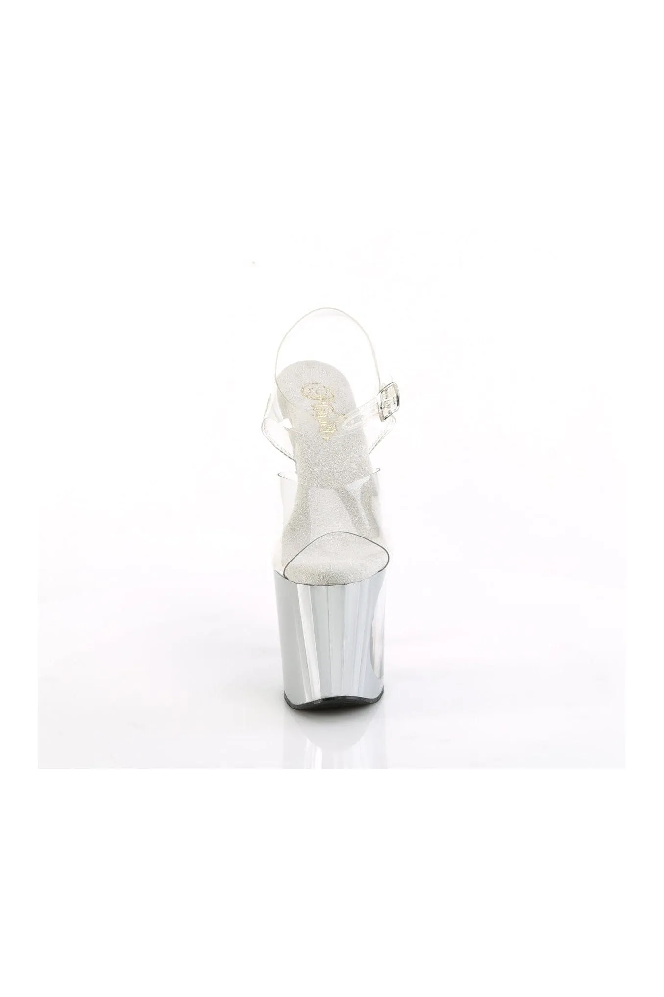 ENCHANT-708LT-CIRCLE Clear Vinyl Sandal