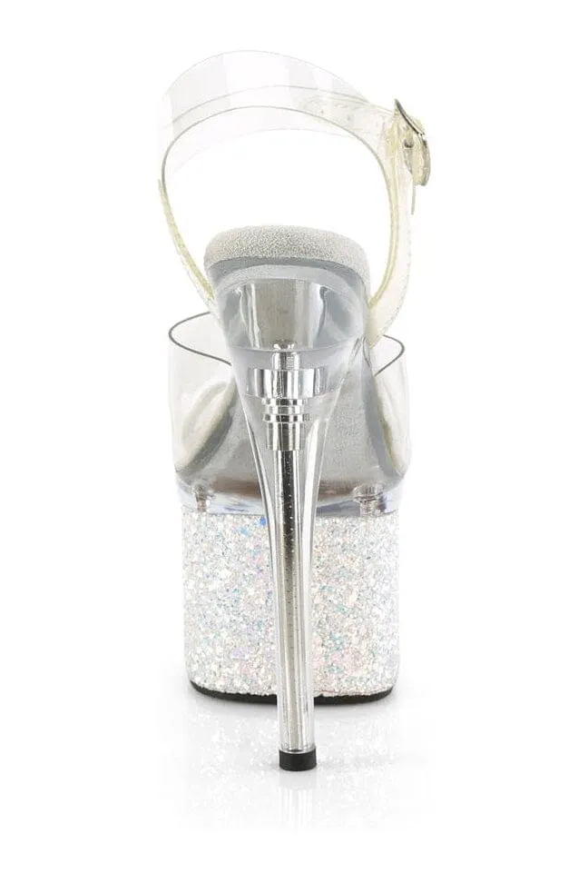 ESTEEM-708LG Clear Vinyl Sandal