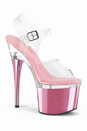 ESTEEM-708 Clear Vinyl Sandal