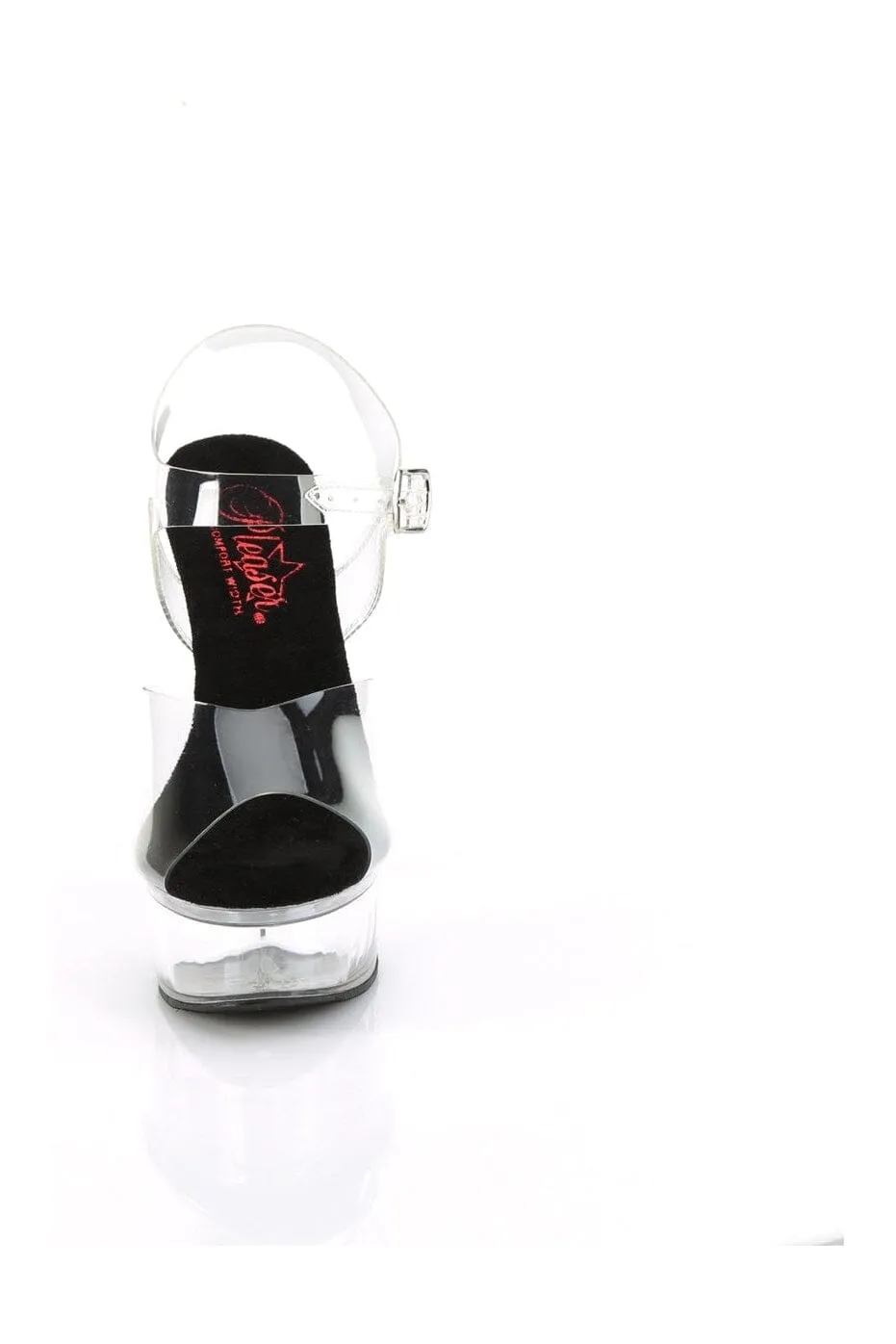 EXCITE-608 Clear Vinyl Sandal