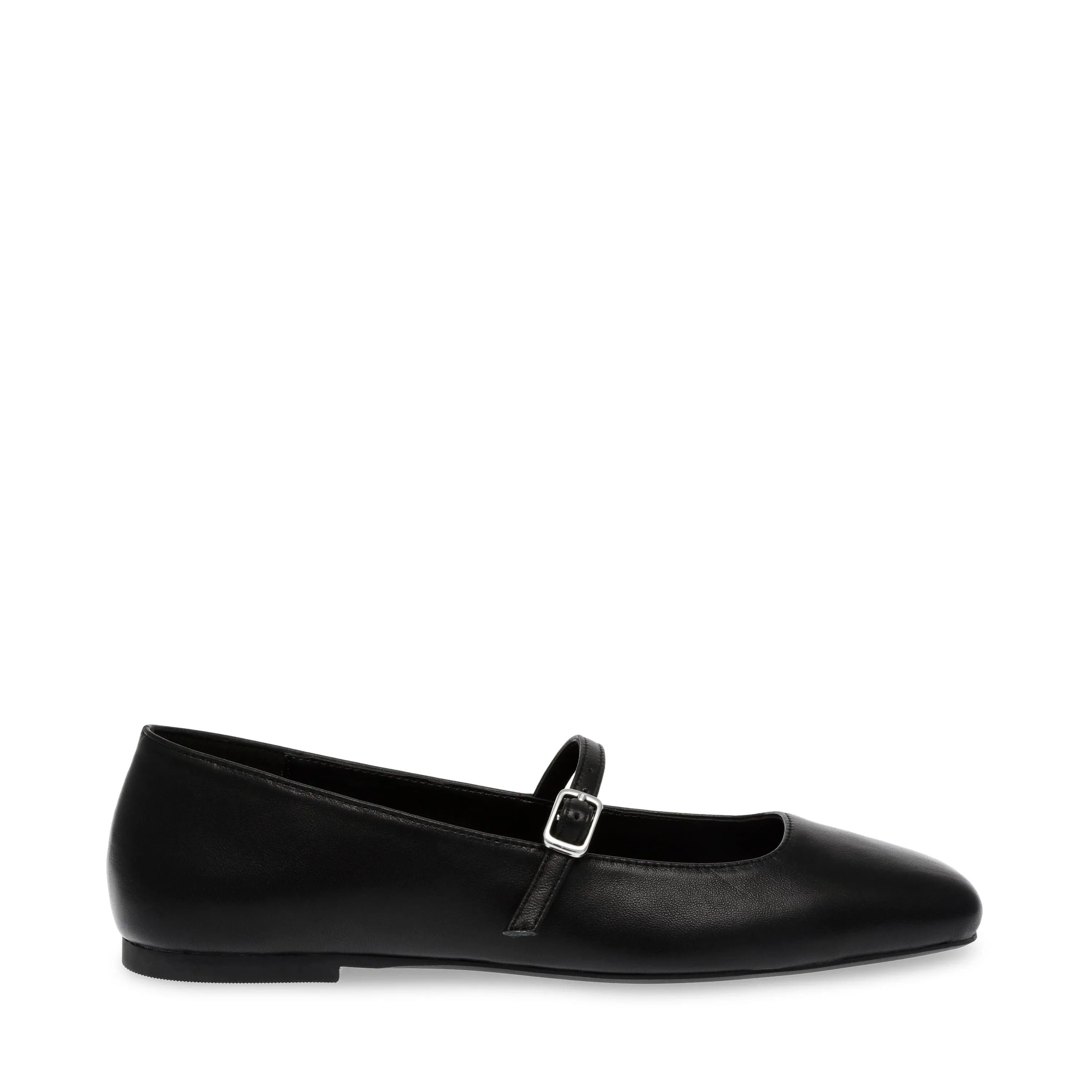 Ezri Flat Shoe BLACK LEATHER