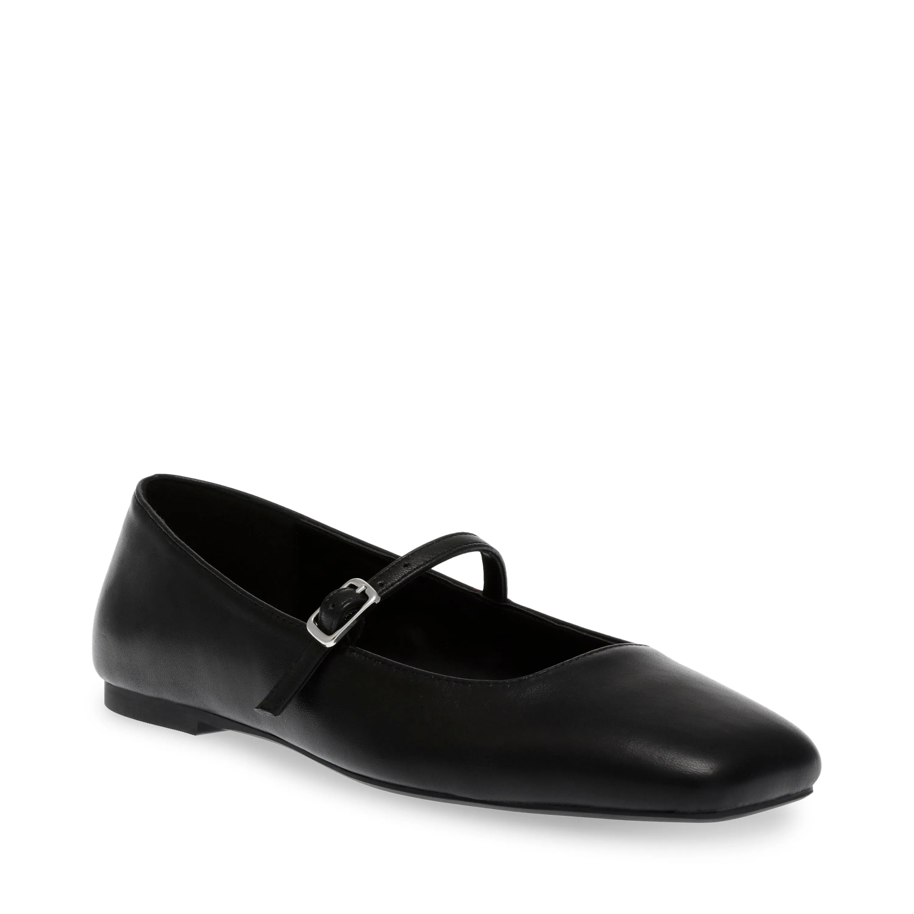 Ezri Flat Shoe BLACK LEATHER