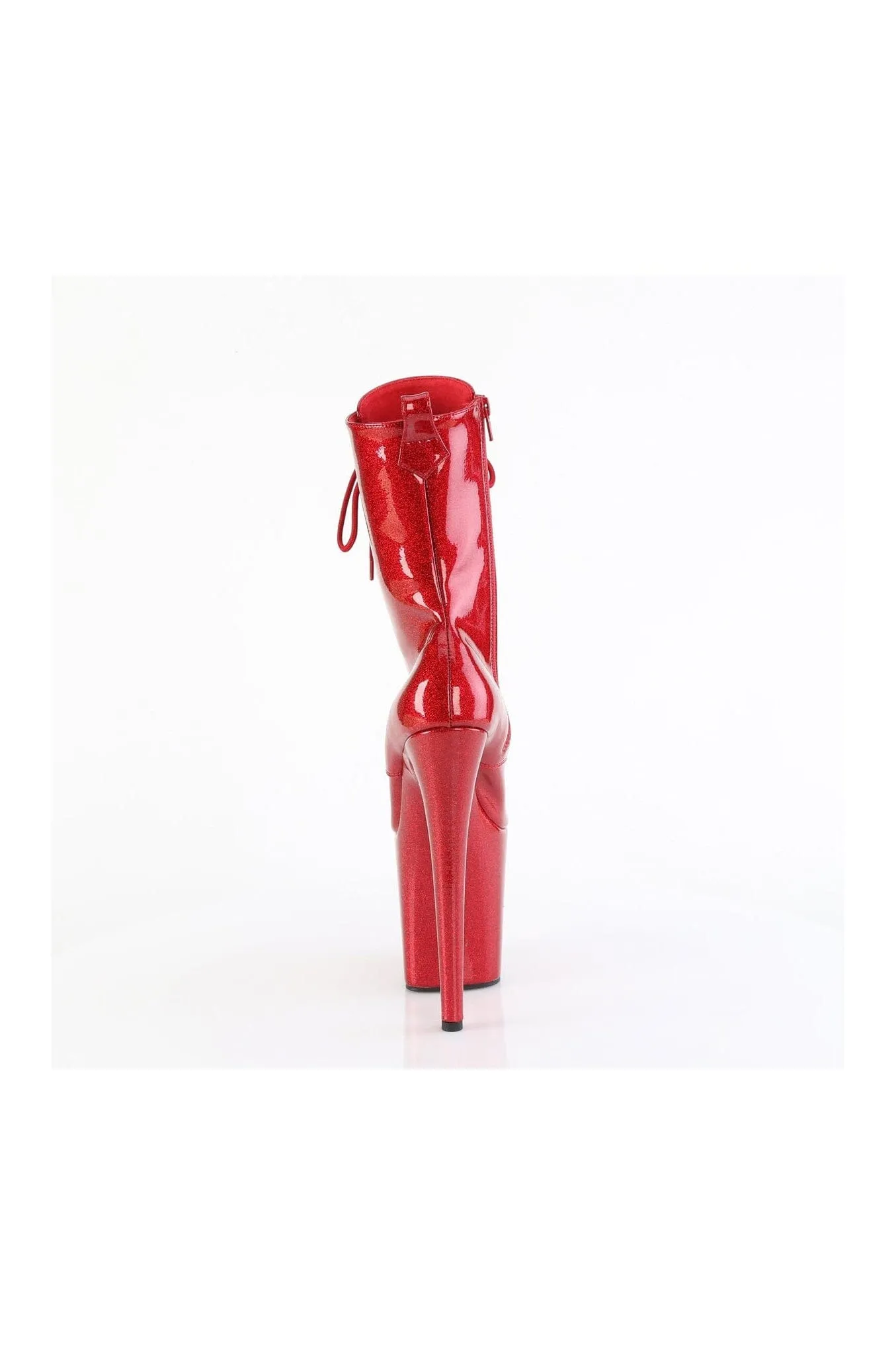 FLAMINGO-1040GP Red Patent Ankle Boot