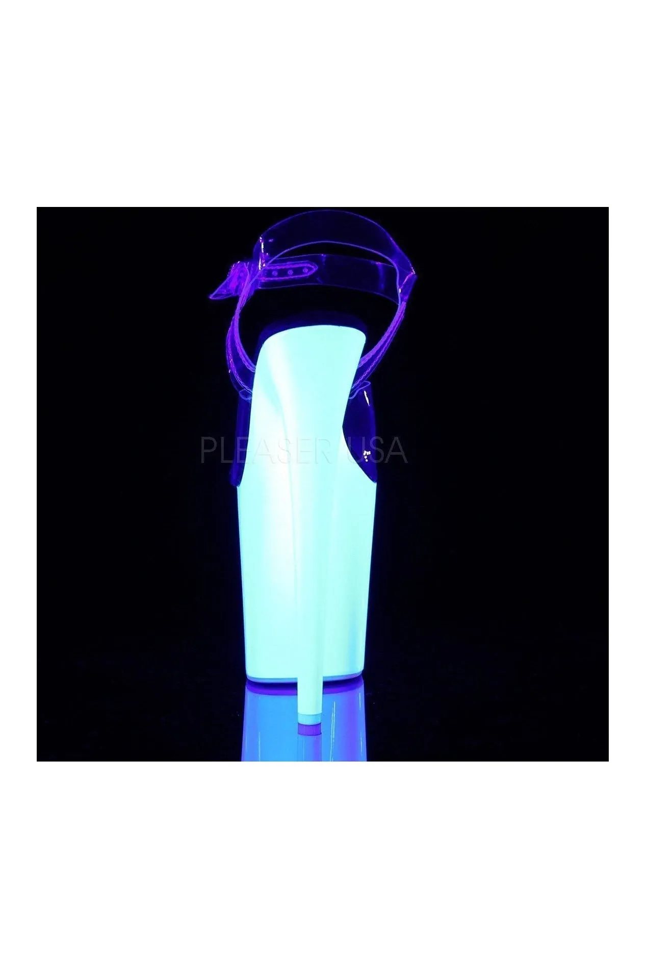 FLAMINGO-808UV Platform Sandal  | Clear Vinyl