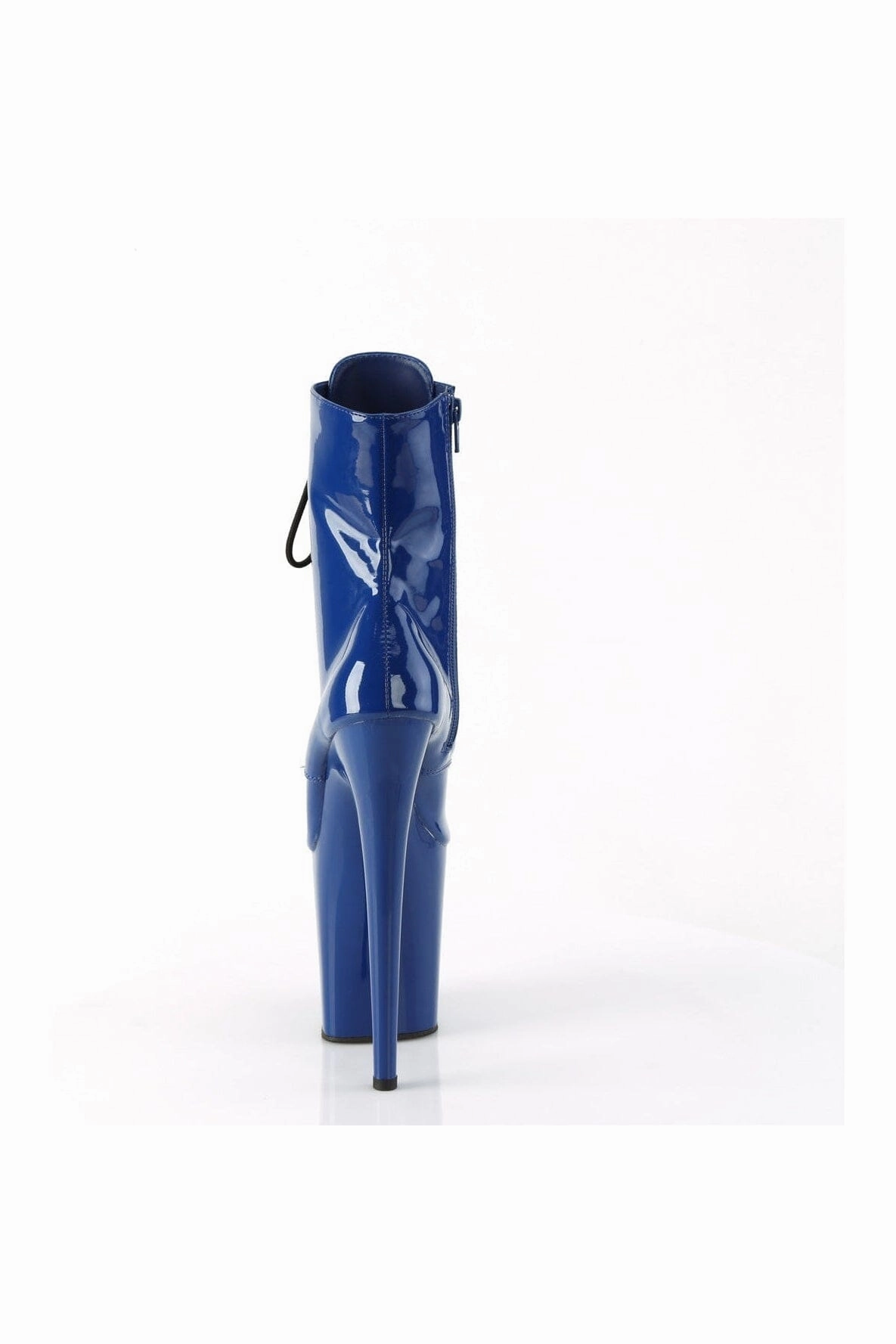 FLAMINGO-1020 Blue Patent Ankle Boot
