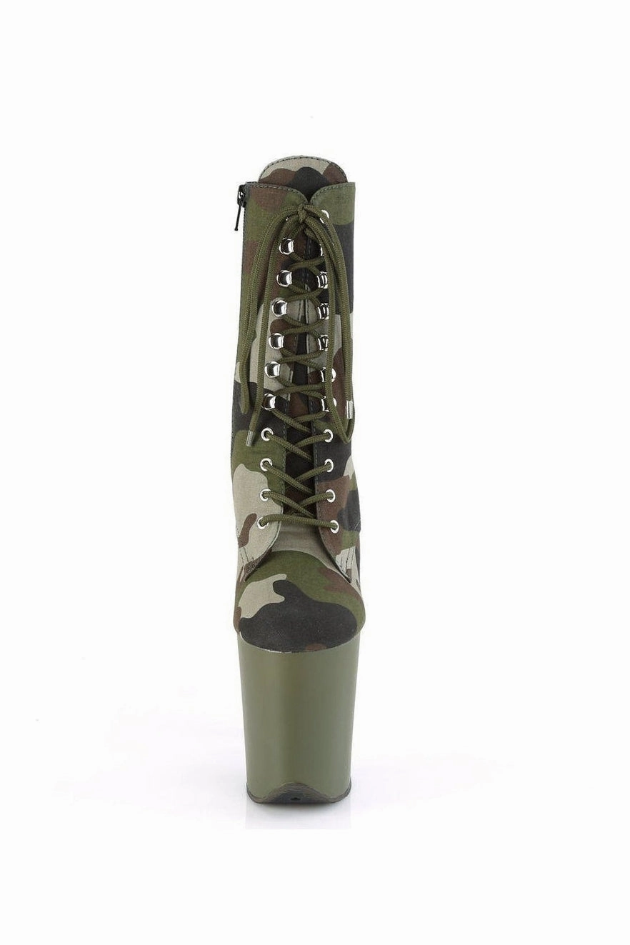 FLAMINGO-1020CAMO Exotic Boot | Kahki Fabric