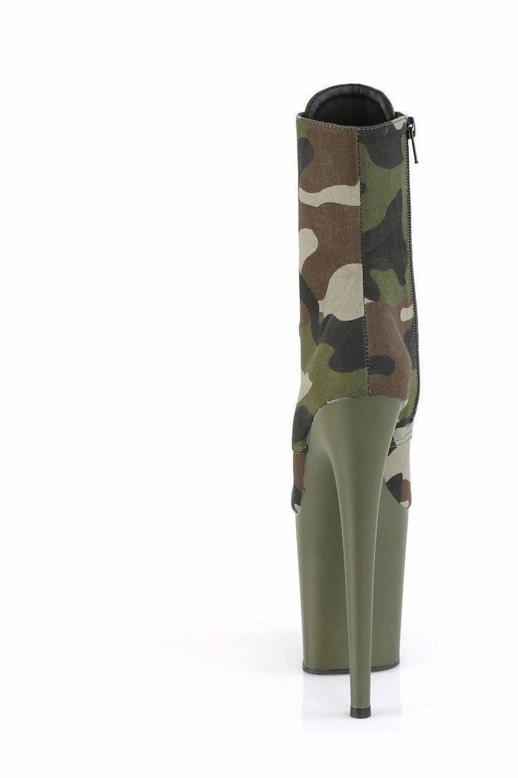 FLAMINGO-1020CAMO Exotic Boot | Kahki Fabric