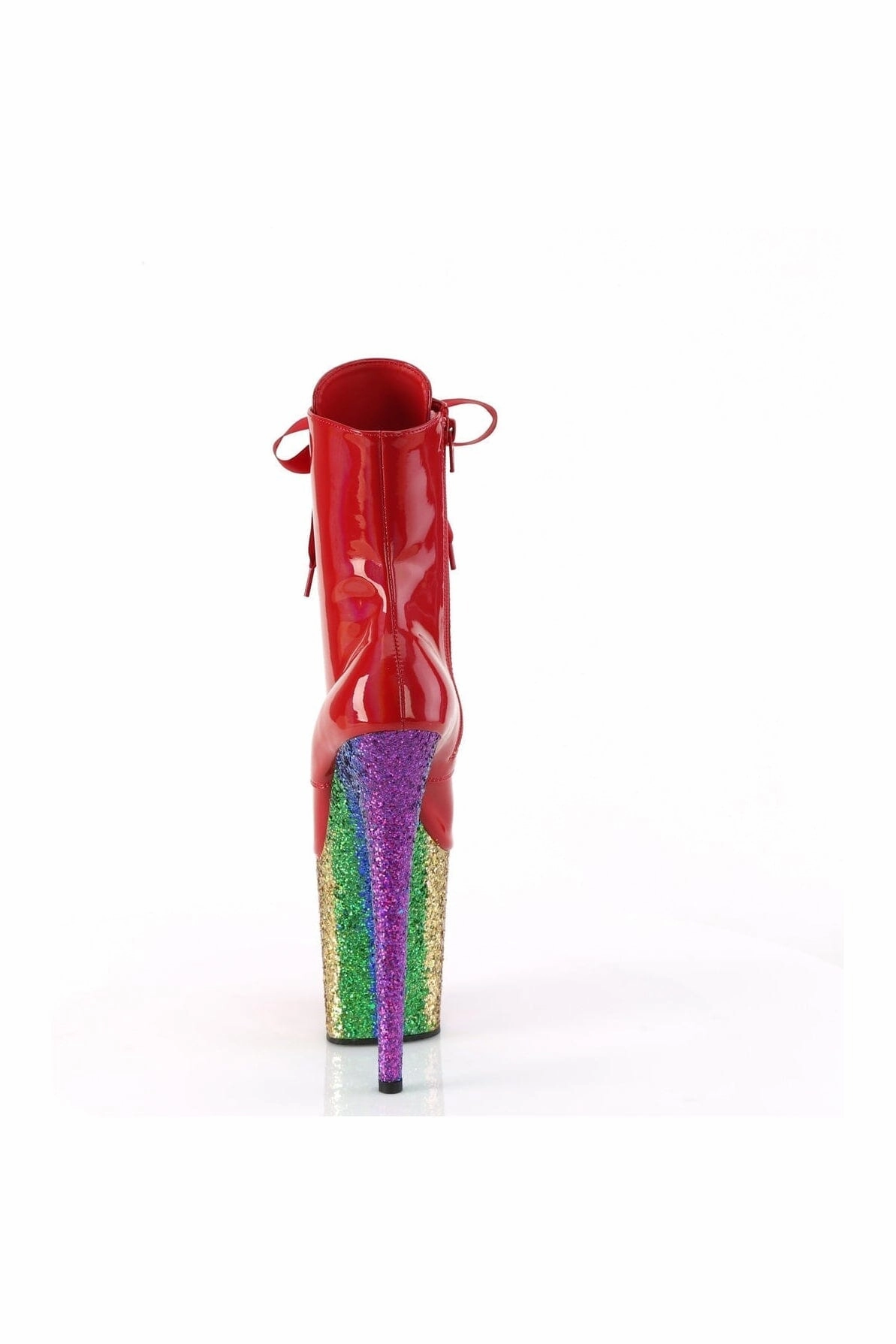 FLAMINGO-1020HG Red Patent Ankle Boot