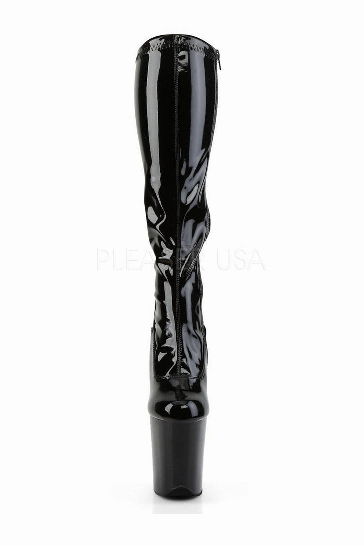 FLAMINGO-2000 Platform Boot  | Black Patent