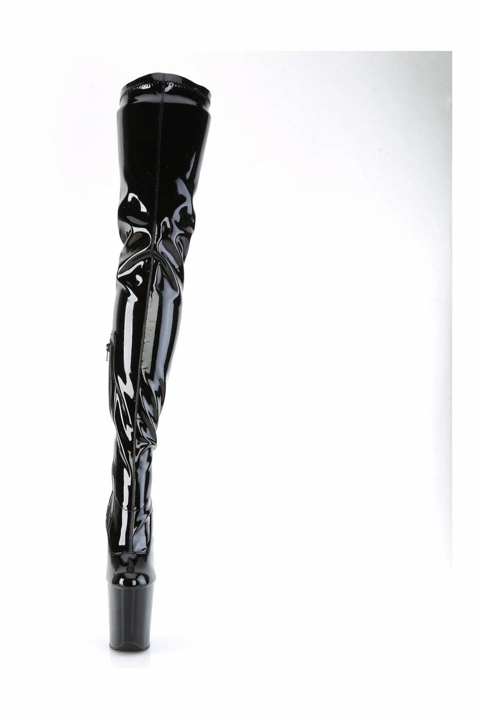 FLAMINGO-4000 Black Patent Ankle Boot