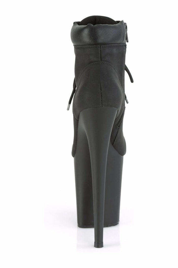 FLAMINGO-800TL-02 Exotic Boot | Black Faux Leather