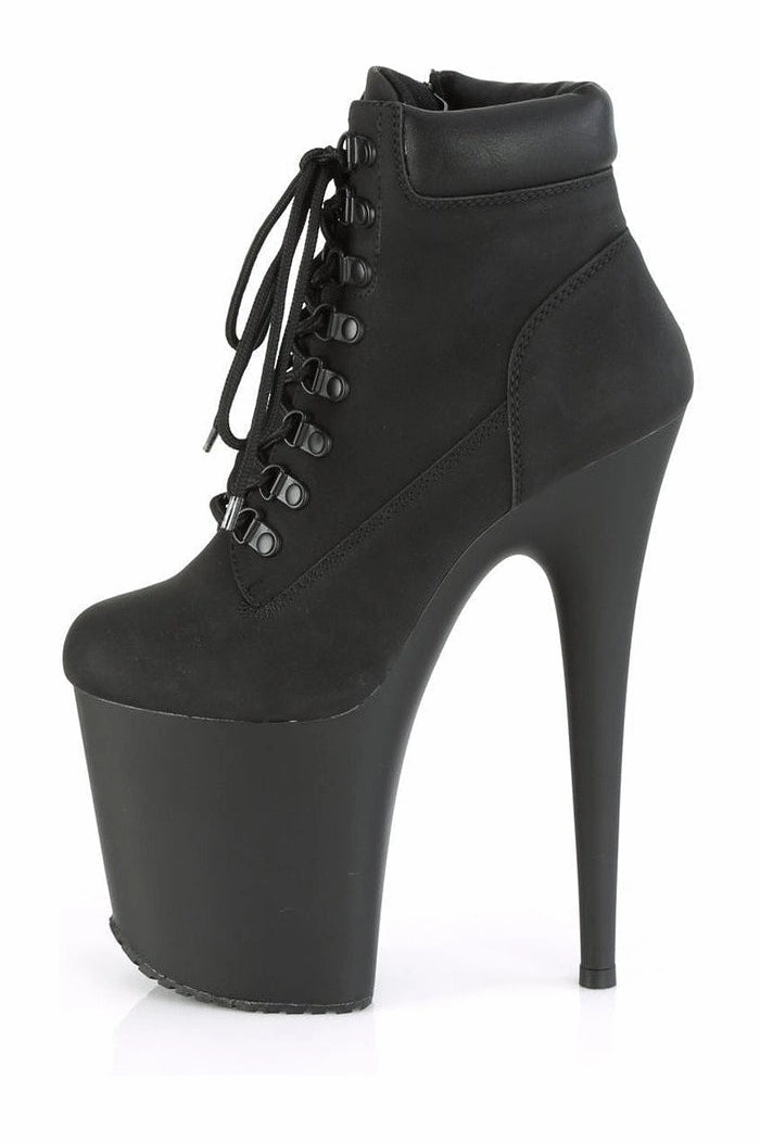 FLAMINGO-800TL-02 Exotic Boot | Black Faux Leather
