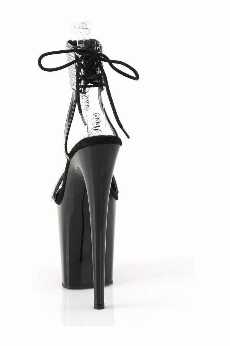 FLAMINGO-870 Black Patent Sandal