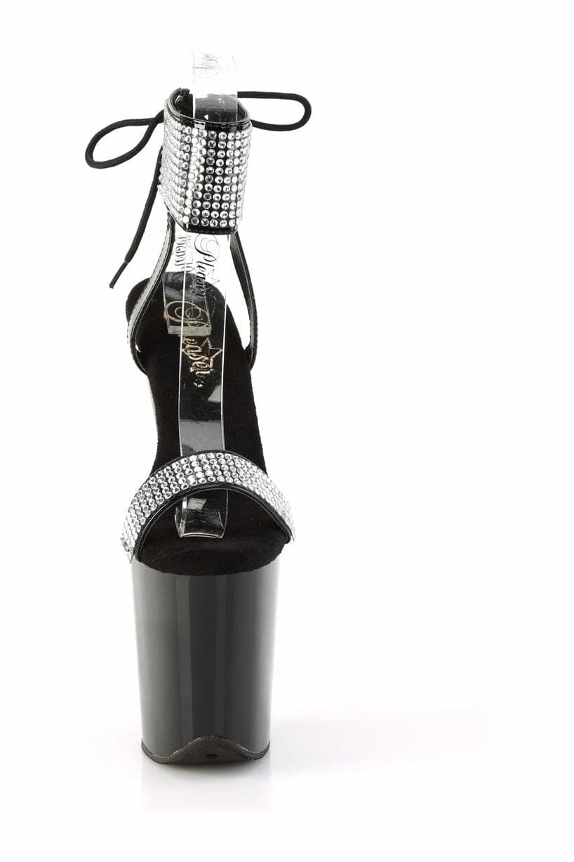 FLAMINGO-870 Black Patent Sandal