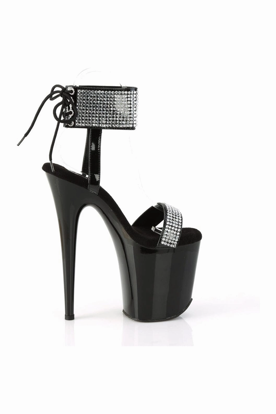 FLAMINGO-870 Black Patent Sandal