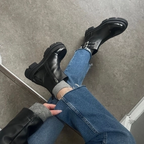 FOLLOW THE WAY - Black patent