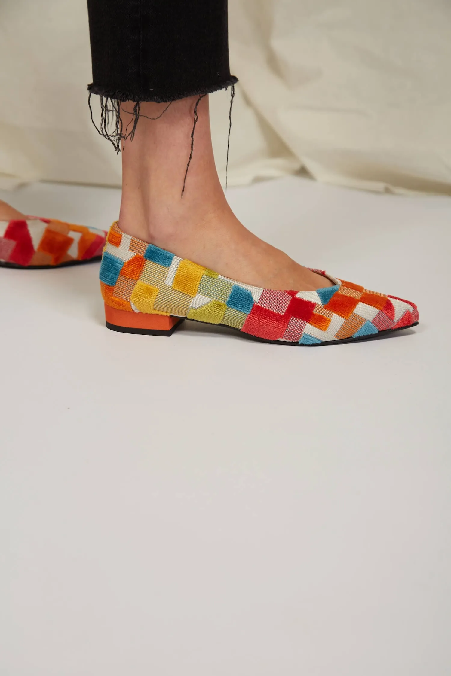 Frigiliana Eco Suede Vegan Ballerinas | Colourful
