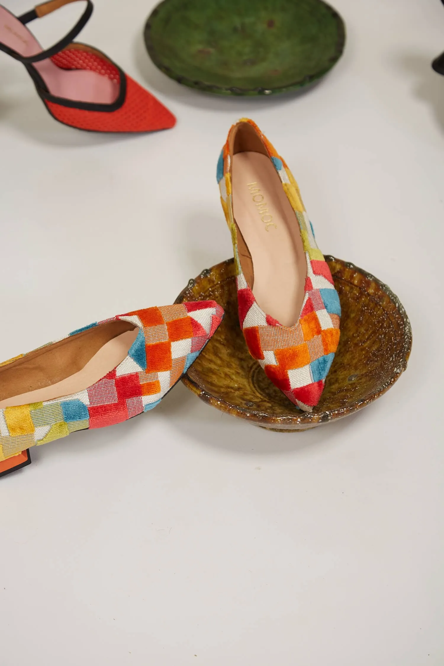 Frigiliana Eco Suede Vegan Ballerinas | Colourful