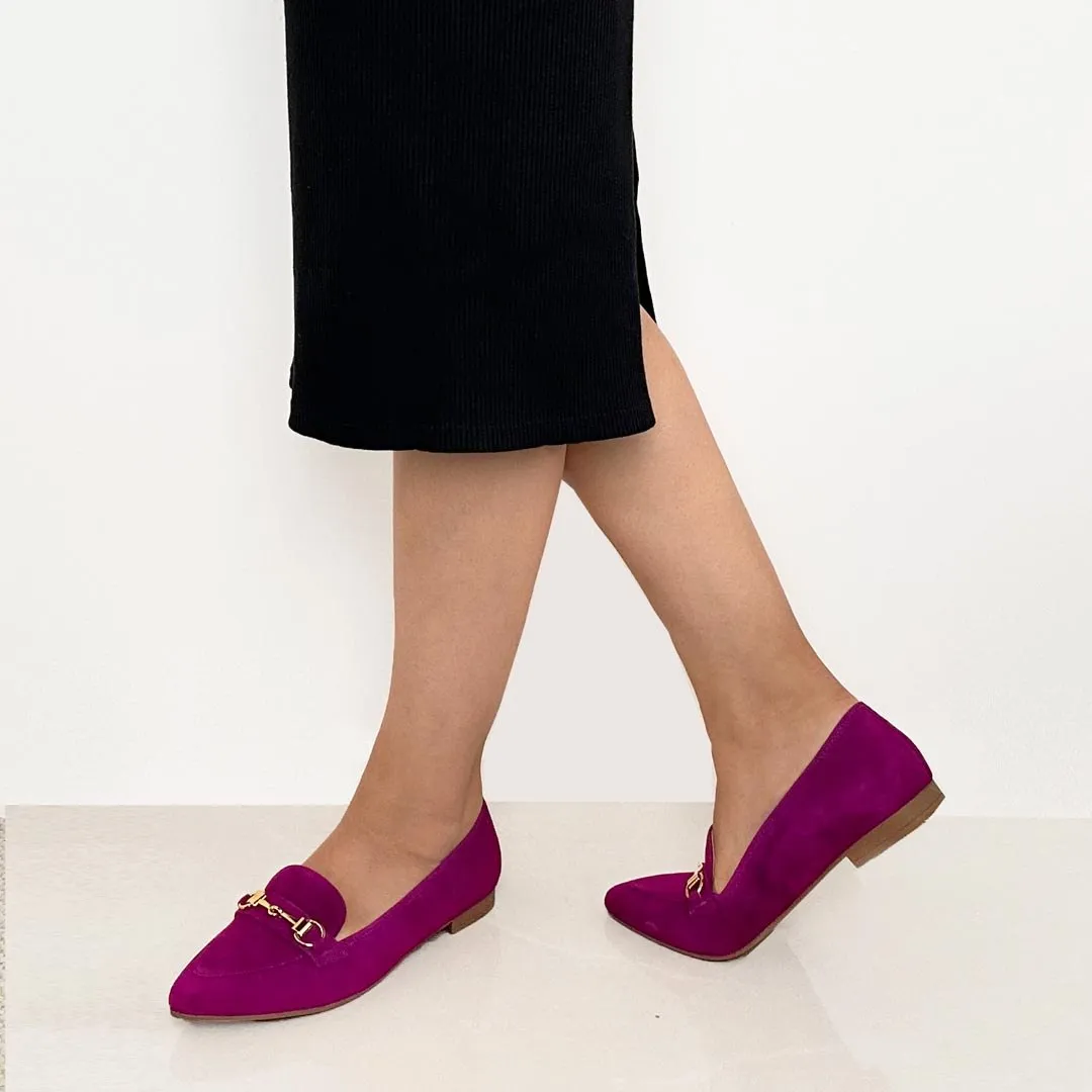 G31.302 - ORCHID SUEDE FLATS