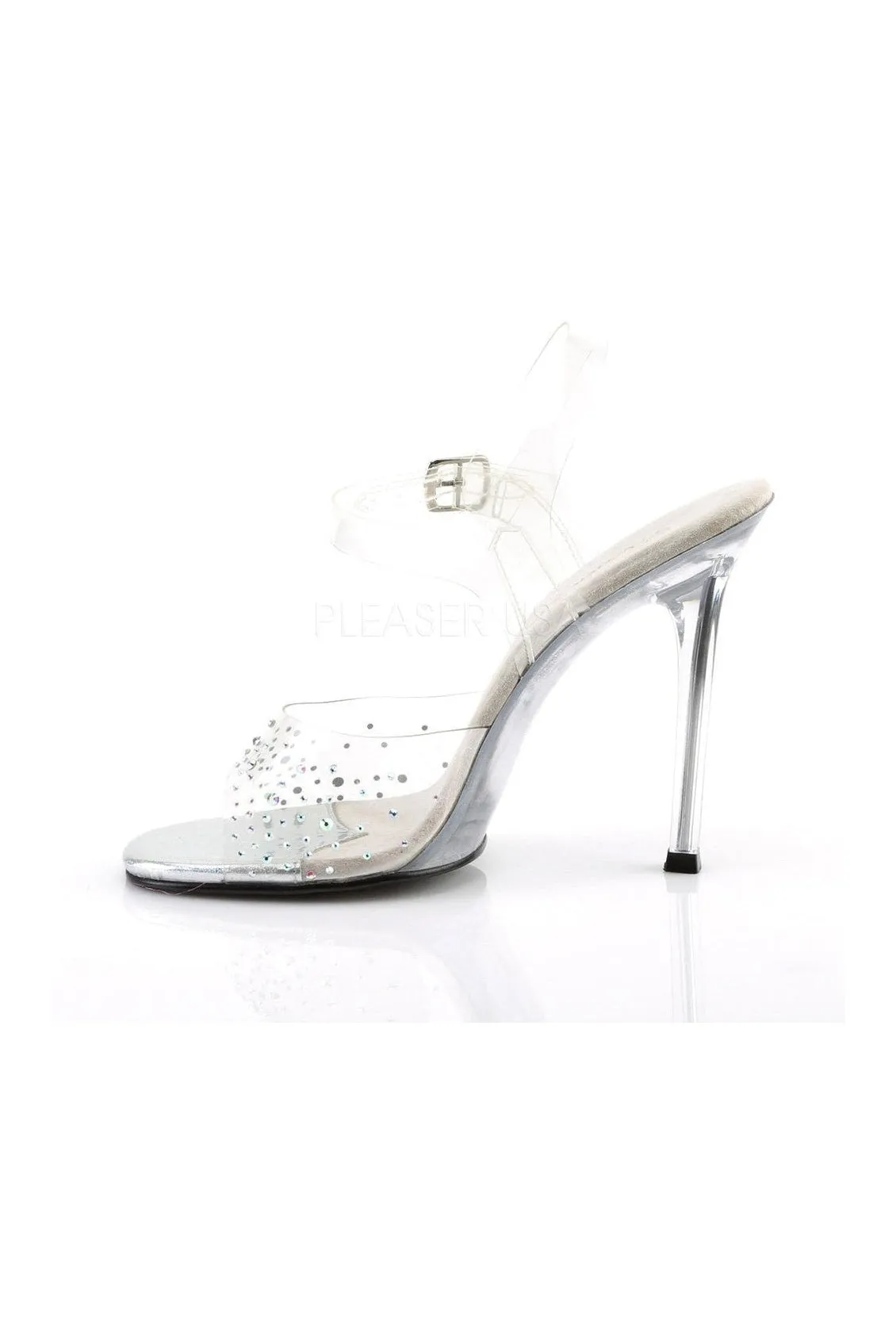 GALA-08SD Sandal | Clear Vinyl