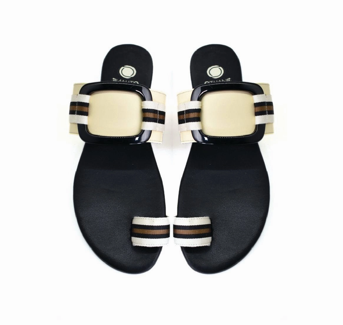 Gala Vegan Leather Slide Sandals | Butter