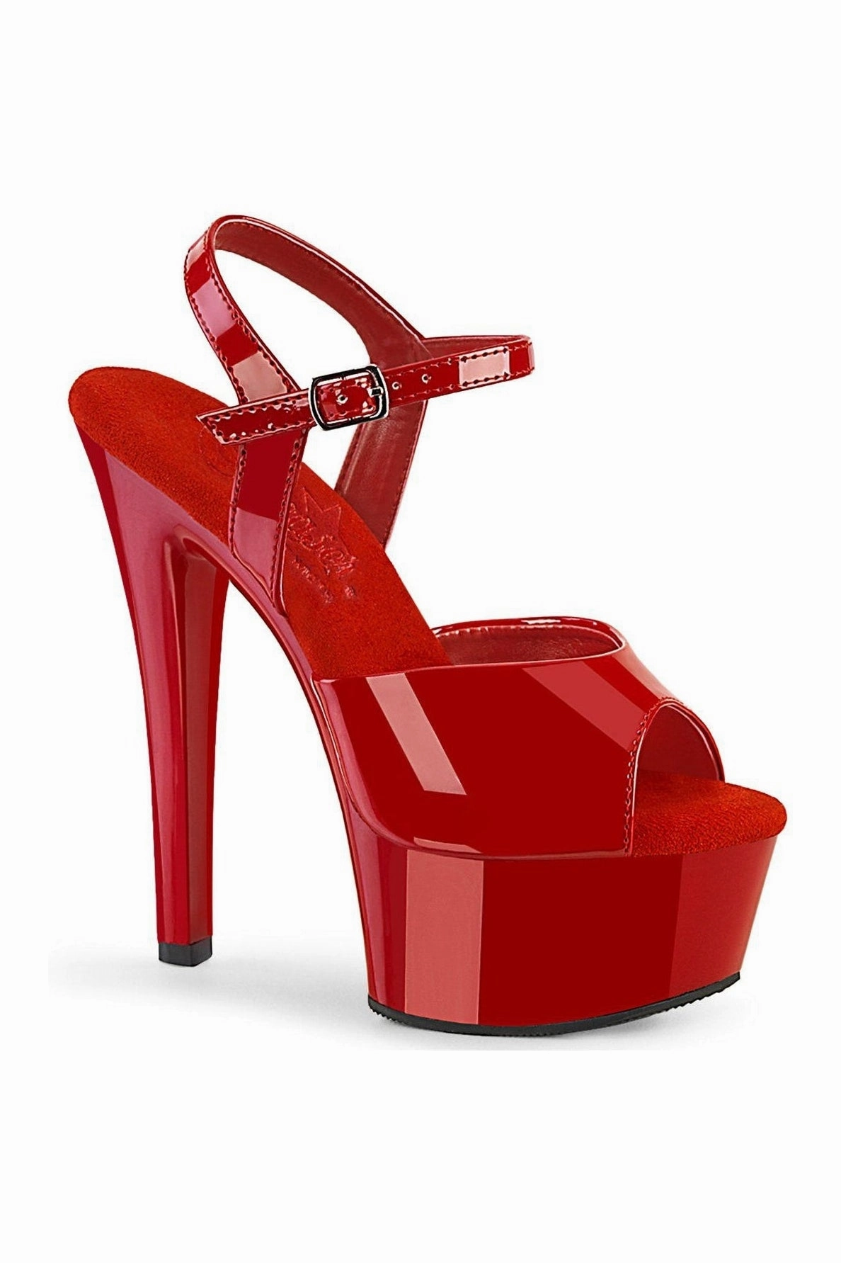 GLEAM-609 Sandal | Red Patent
