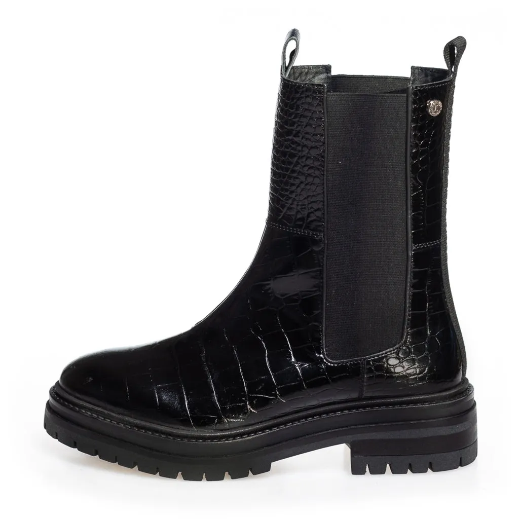 GLORIE GIRL - BLACK CROCO