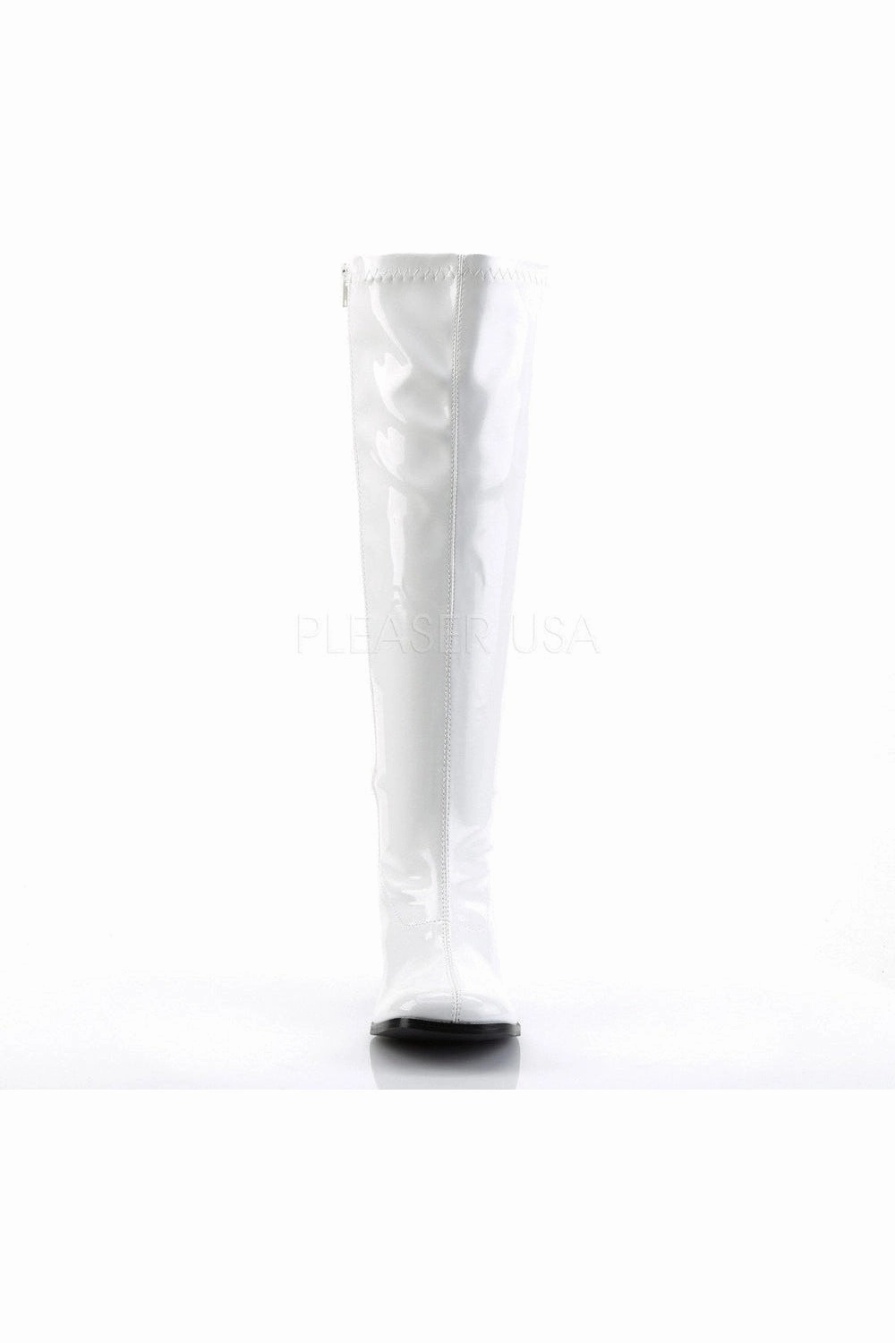 GOGO-300WC Go Go Boot | White Patent