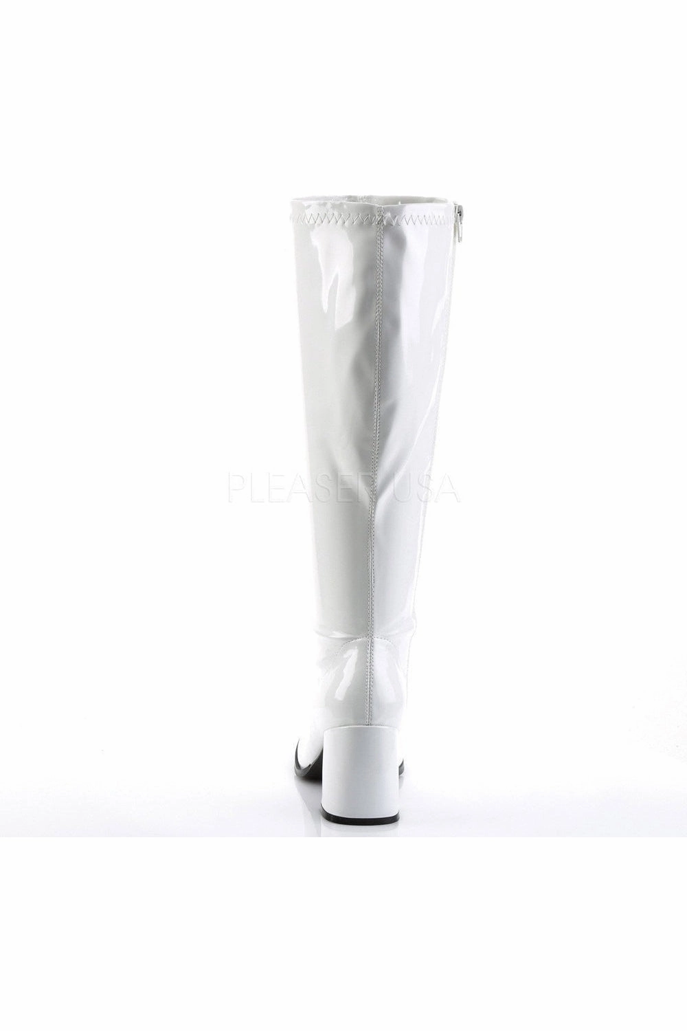 GOGO-300WC Go Go Boot | White Patent