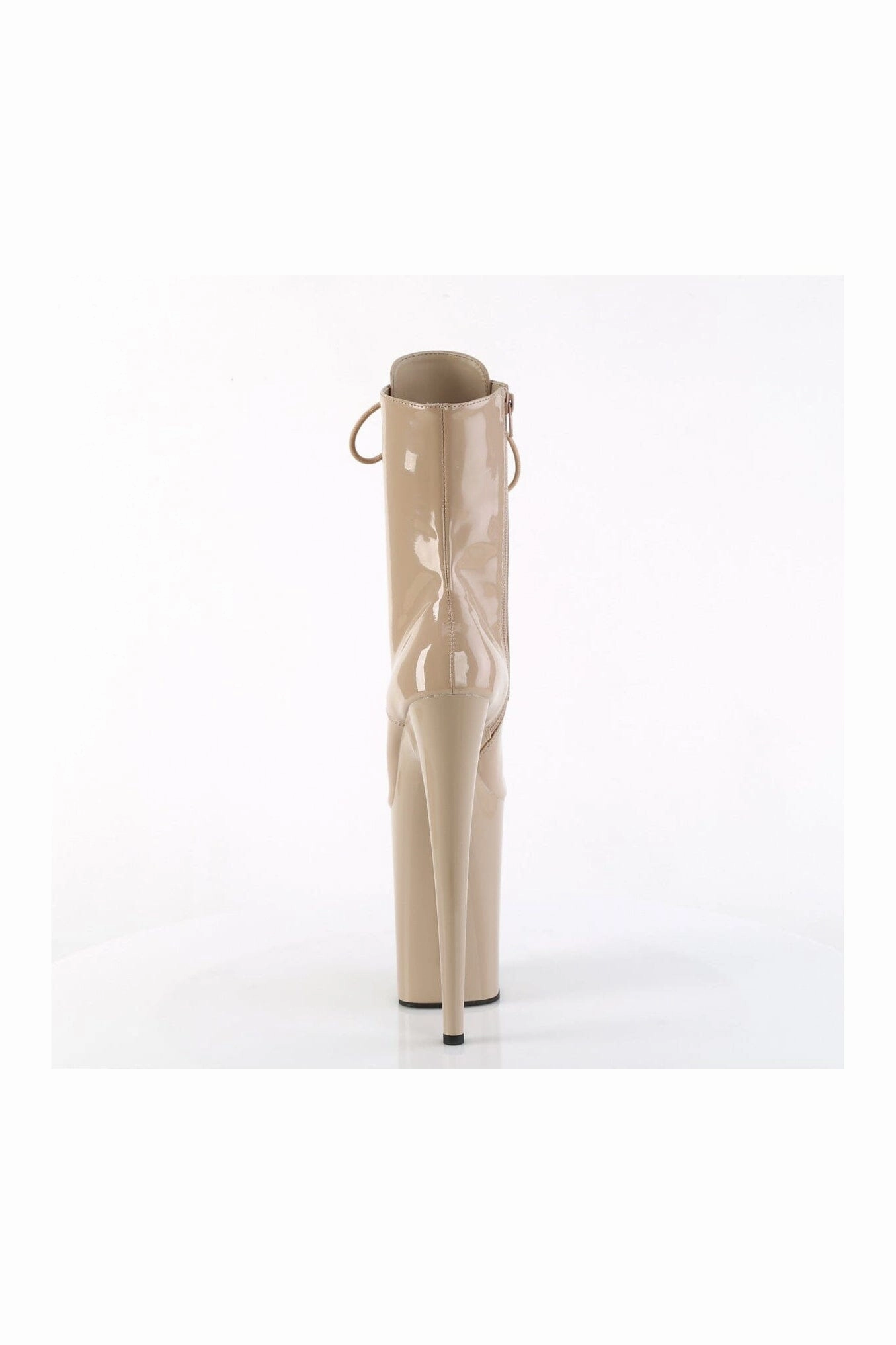 INFINITY-1020 Nude Patent Ankle Boot
