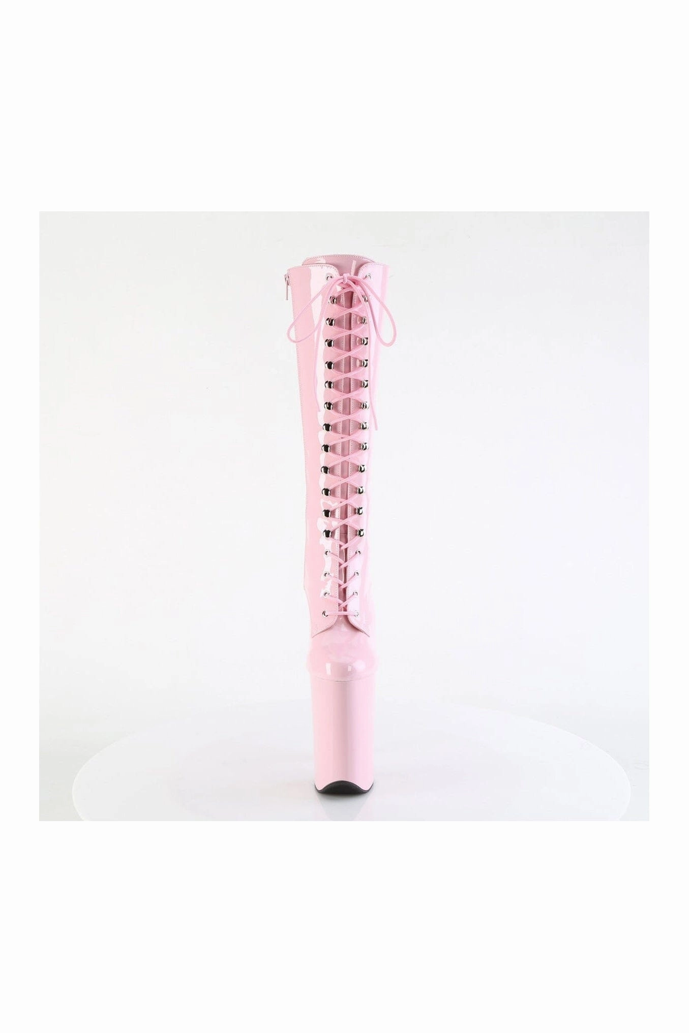 INFINITY-2020 Pink Patent Knee Boot