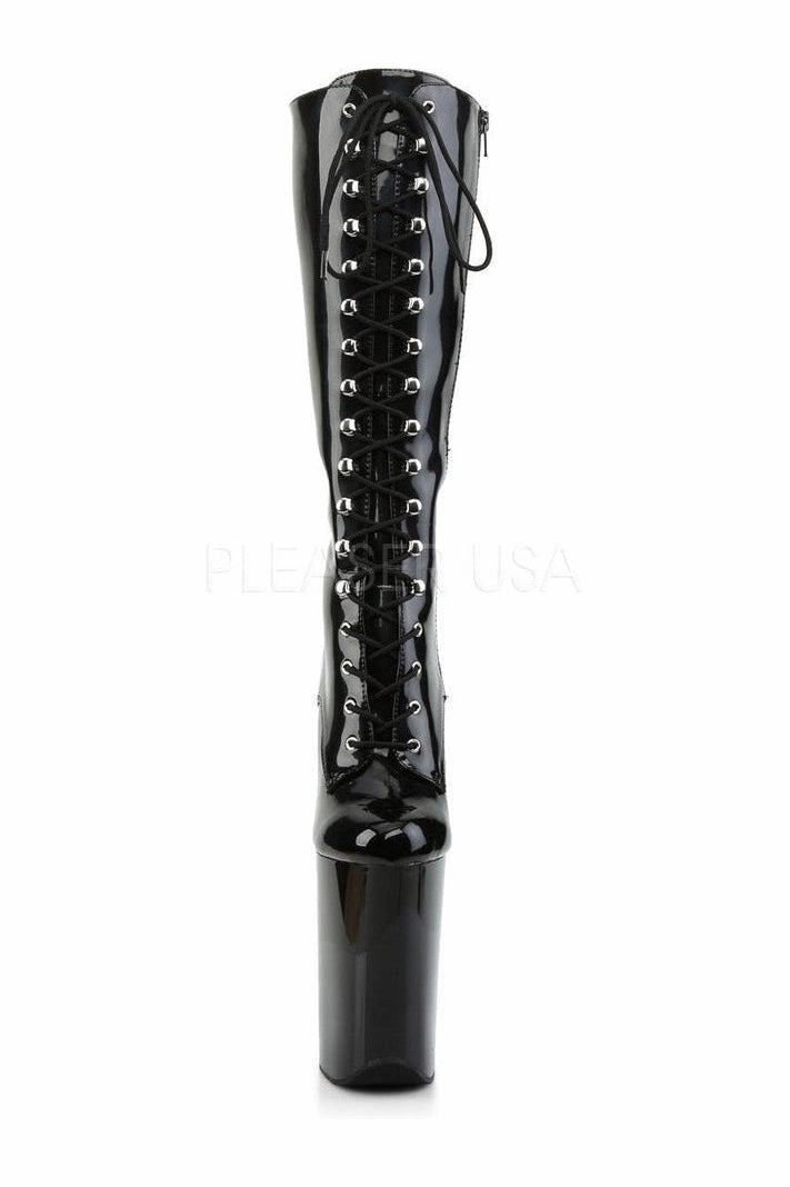 INFINITY-2020 Platform Boot  | Black Patent