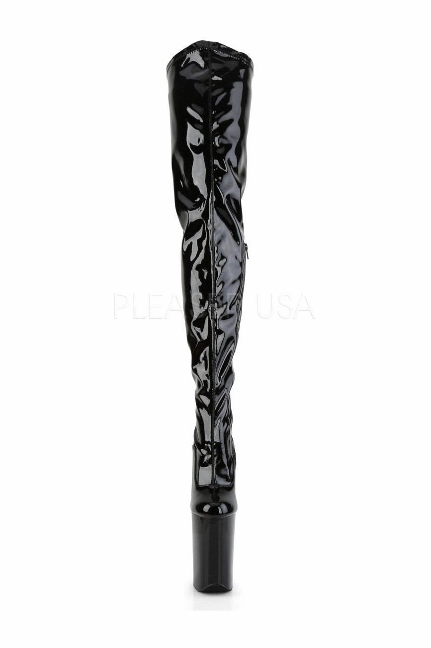 INFINITY-4000 Platform Boot  | Black Patent