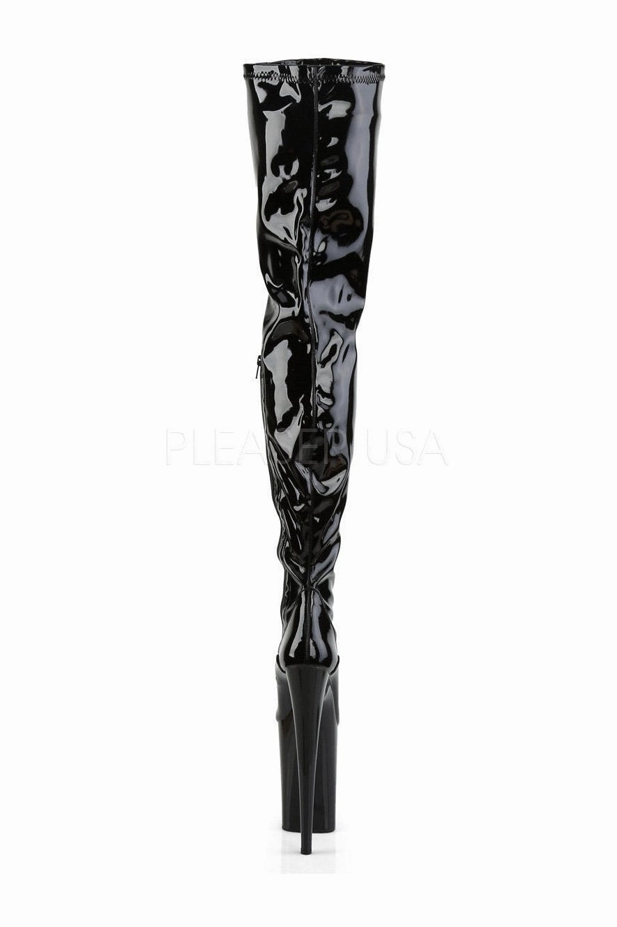 INFINITY-4000 Platform Boot  | Black Patent